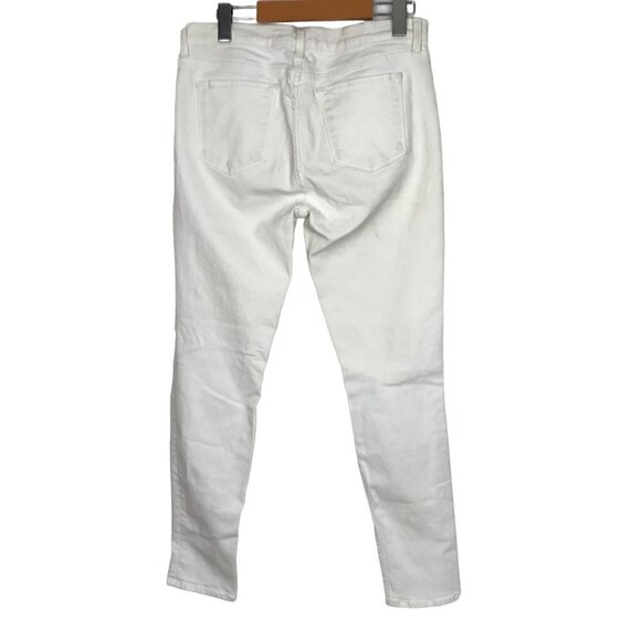 J Brand White Distressed Jeans Size 32 - Picture 6 of 9